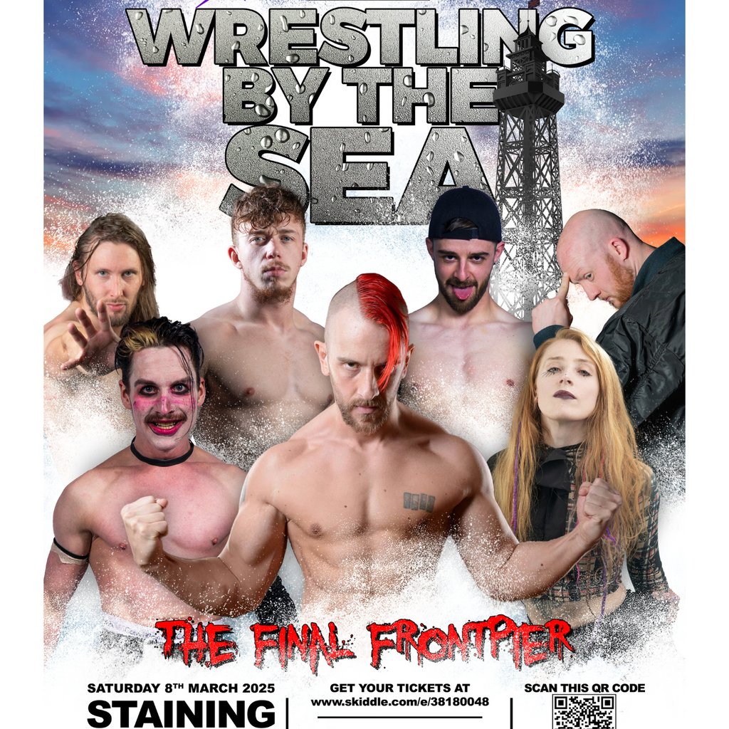 Wrestling by the sea Staining Village Hall Blackpool