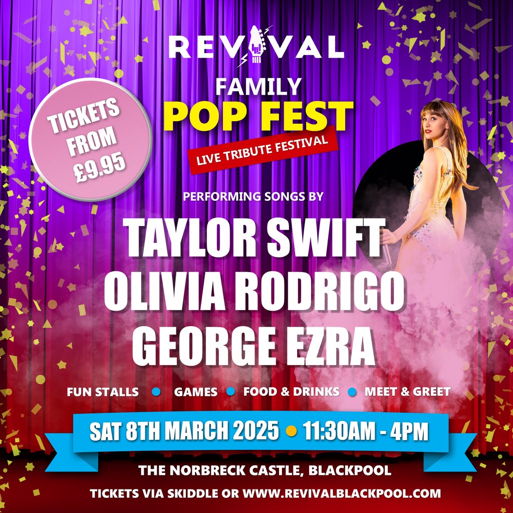 Revival Family Pop Fest 2025 Norbreck Castle Hotel Blackpool