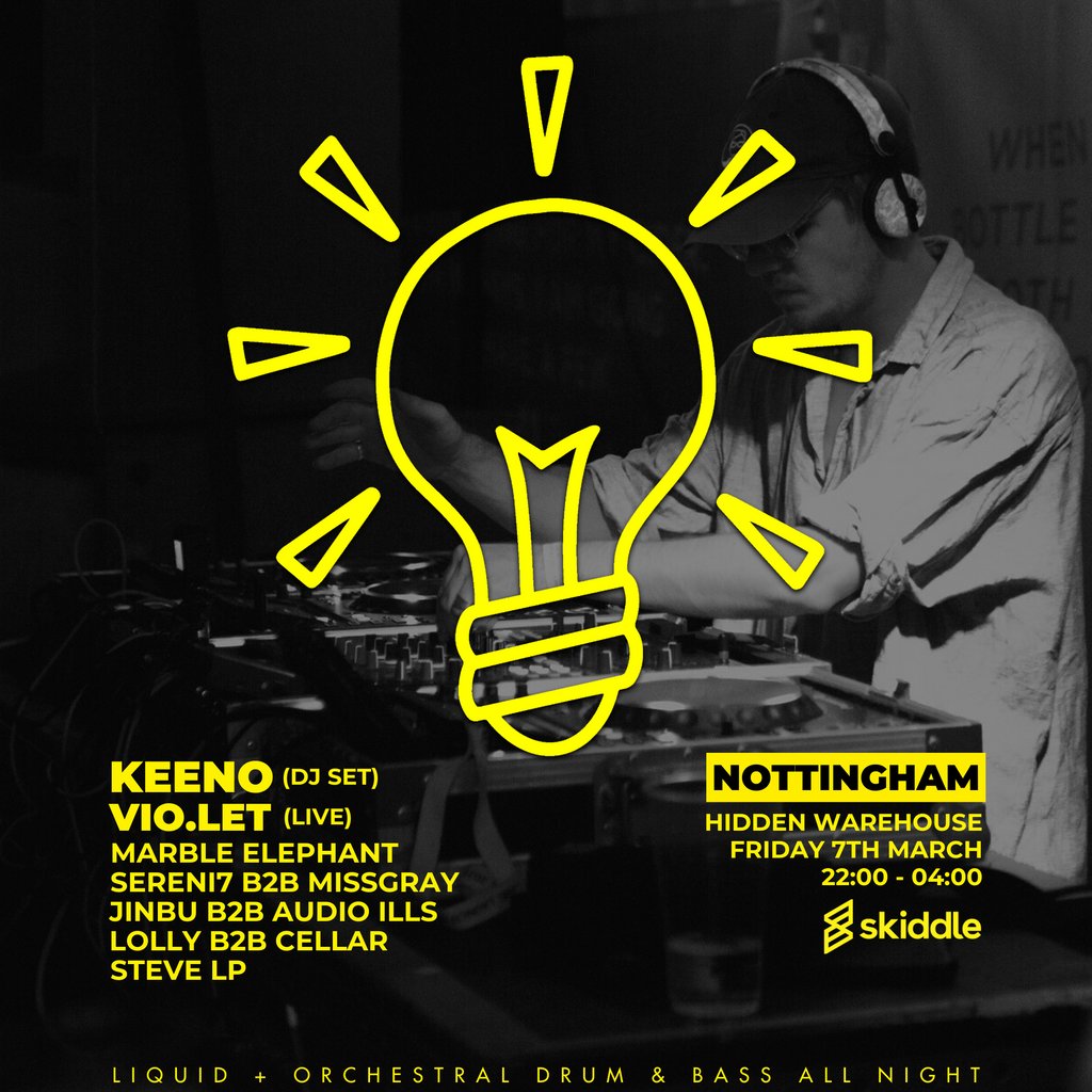 Keeno Music x Interstellar Audio | Nottingham [Liquid DnB] Hidden Warehouse Nottingham