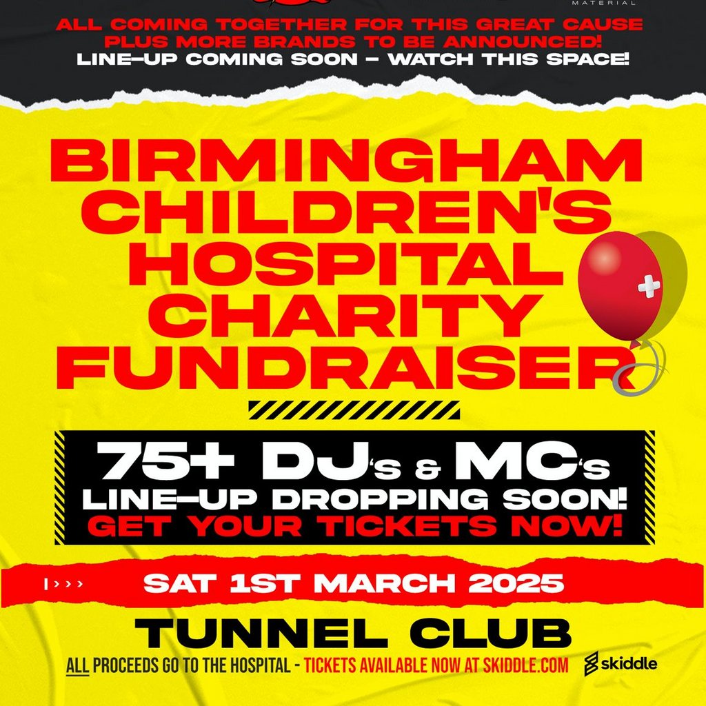 Birmingham Children's Hospital Charity Fundraiser The Tunnel Club Birmingham