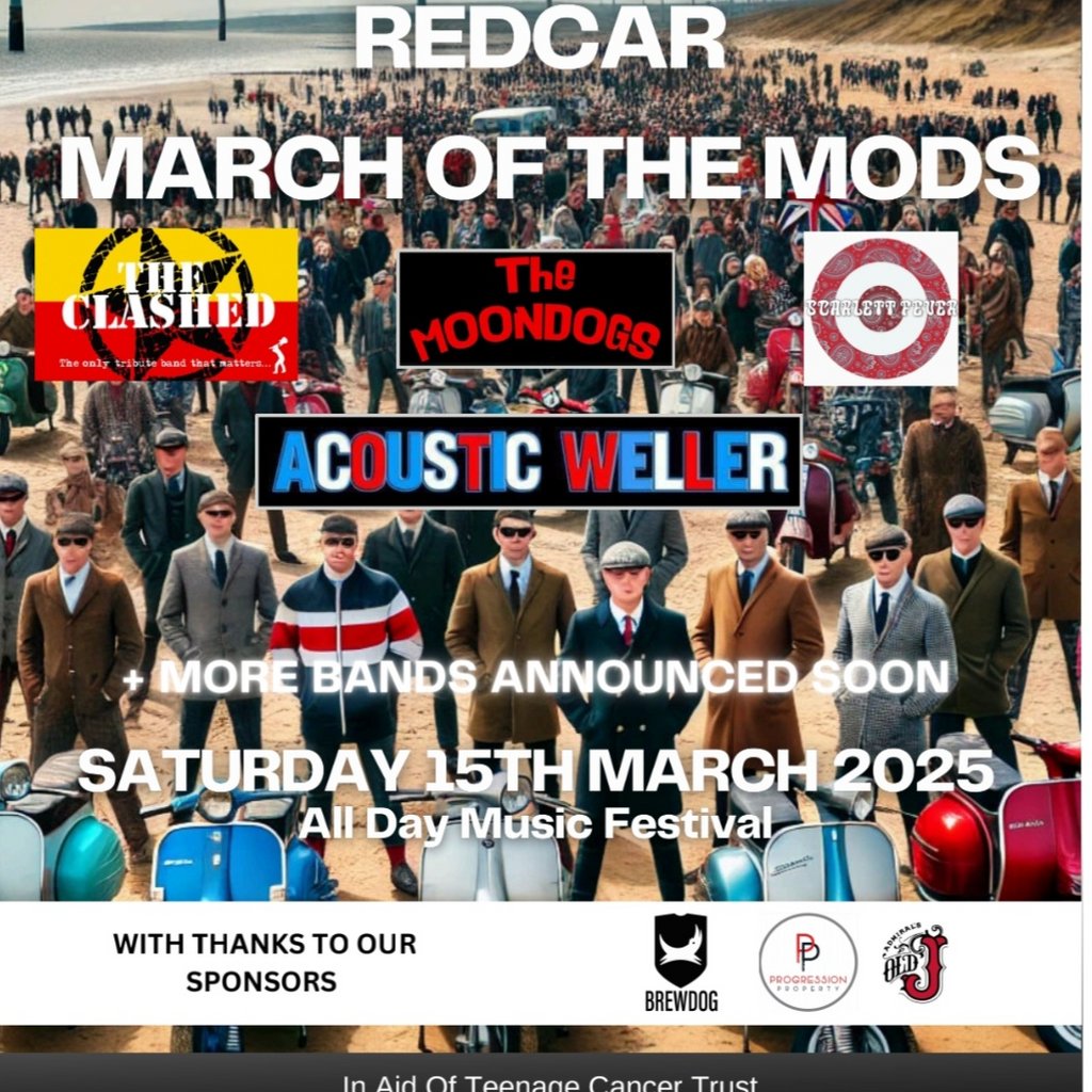 MARCH Of The MODS - REDCAR 2025 The Halt Redcar