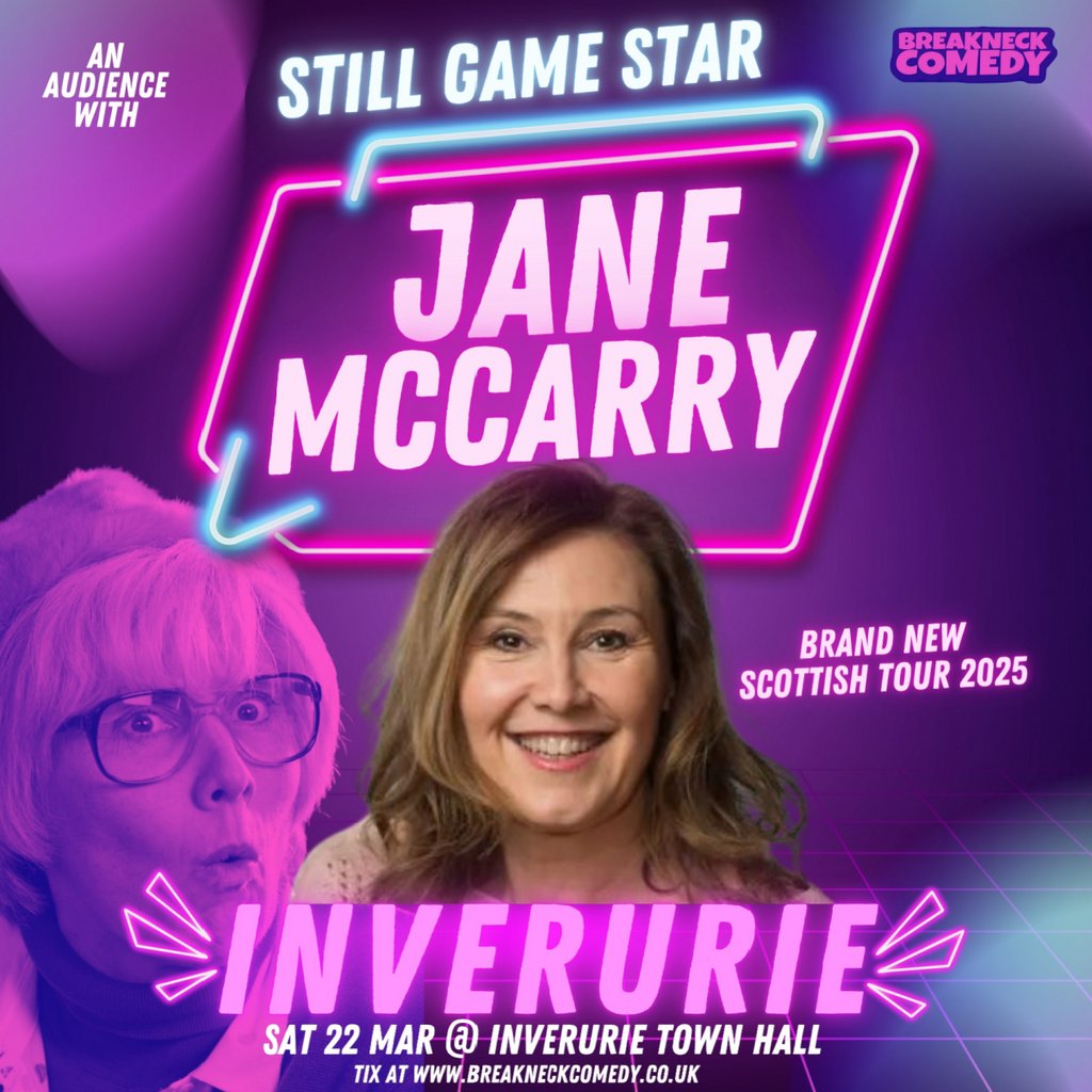JANE MCCARRY : Live Inverurie Town Hall Inverurie