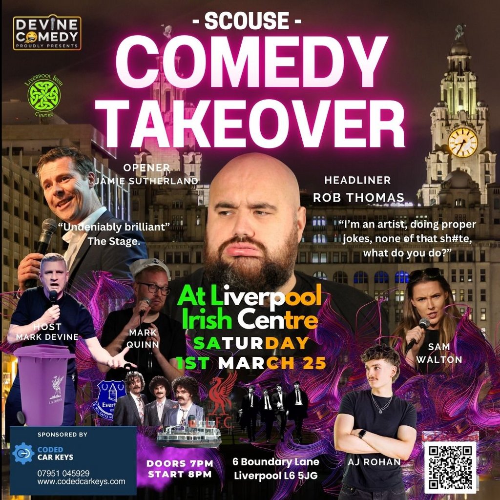 Scouse Comedy Takeover At Liverpool Irish Centre Liverpool Irish Centre Liverpool