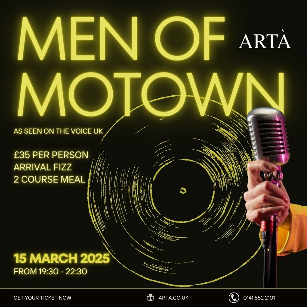 Motown Brothers Tribute Night ARTA Glasgow