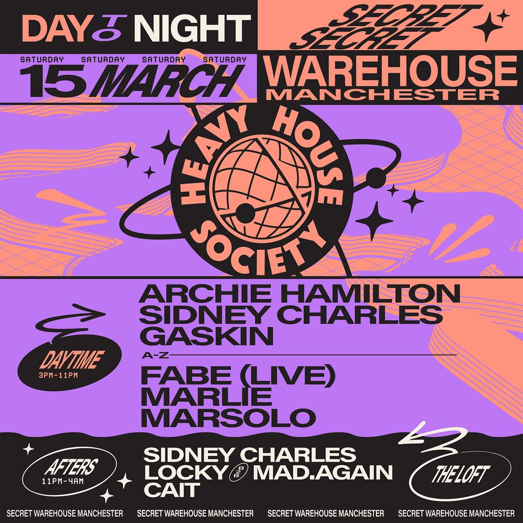 Heavy House Society @ Secret Warehouse Nowhere Manchester