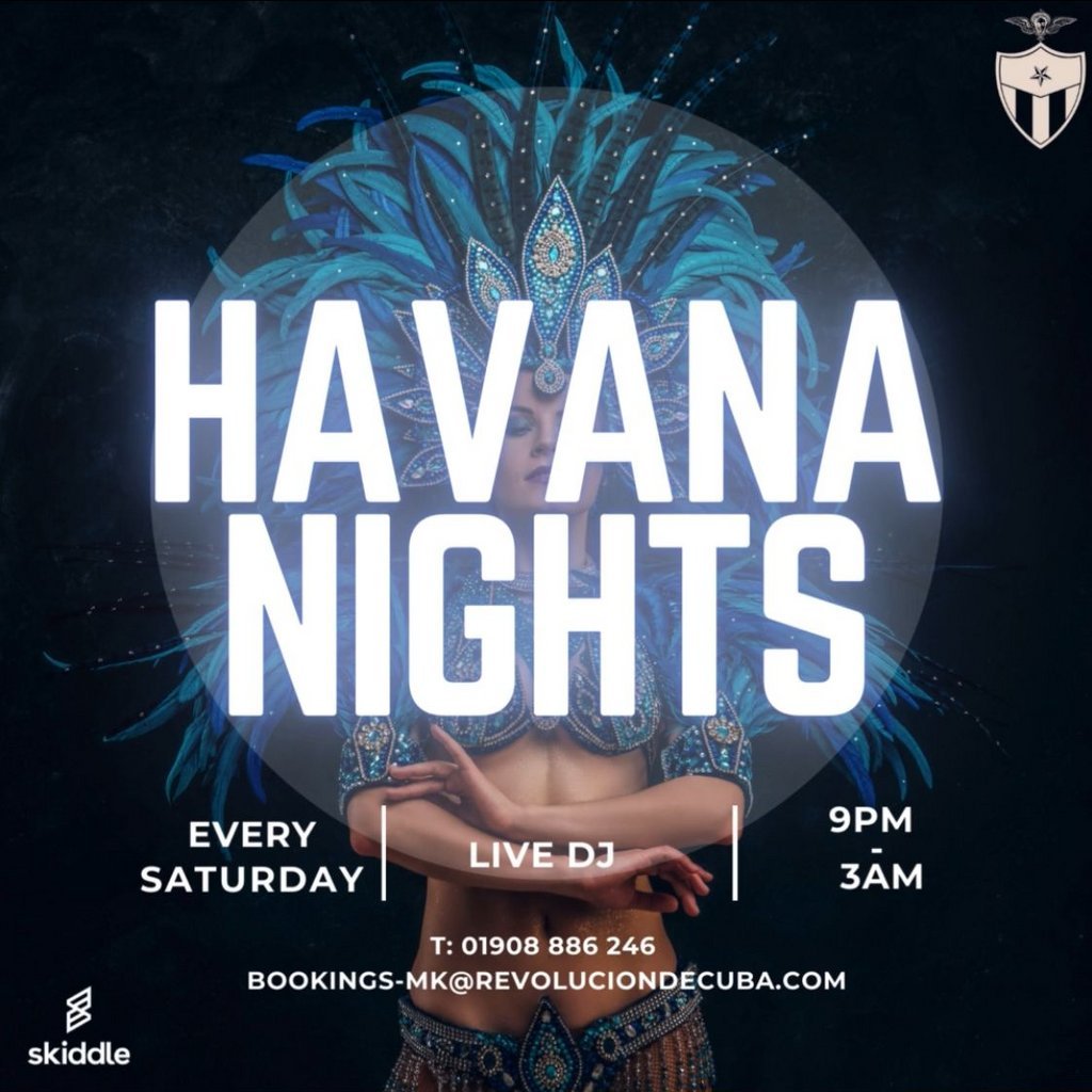 Havana Night Saturday Guestlist Revolucion De Cuba Milton Keynes