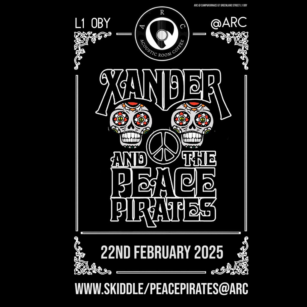 Xander and The Peace Pirates live @ ARC ARC Liverpool