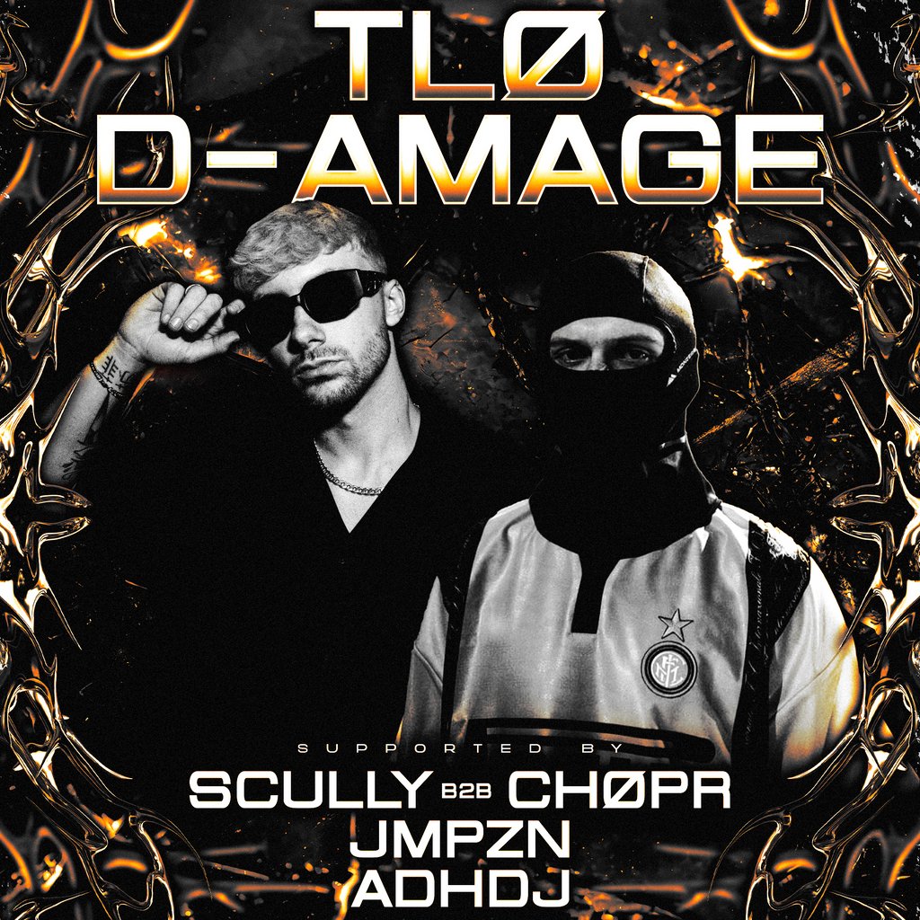 ABRUPT X HASI presents TLO + D-AMAGE Tunnels Aberdeen Aberdeen