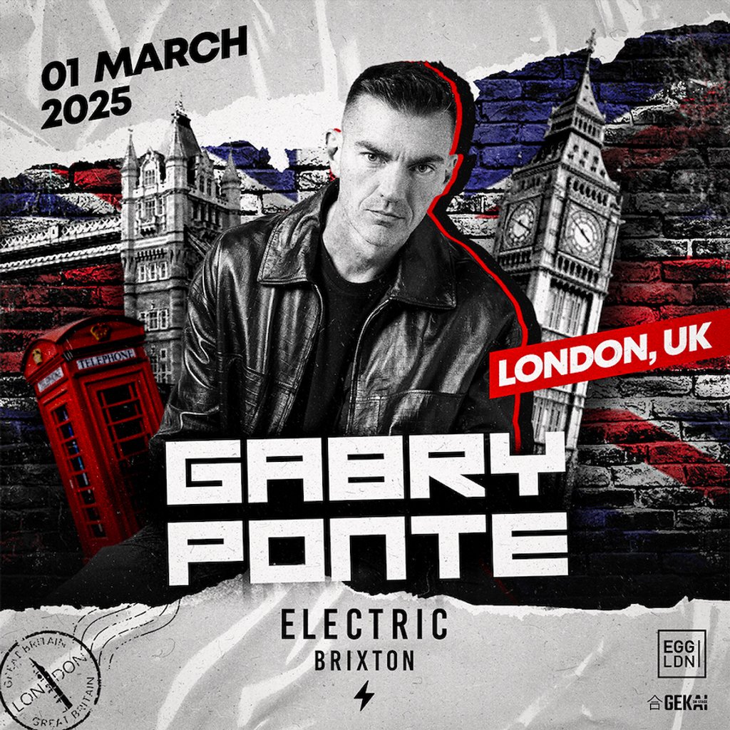 Gabry Ponte pres. Egg Tour at Electric Brixton Electric Brixton London