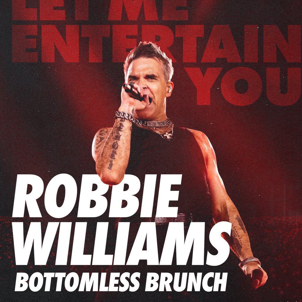 Robbie Williams Bottomless Brunch - Stevenage Cinnabar Stevenage