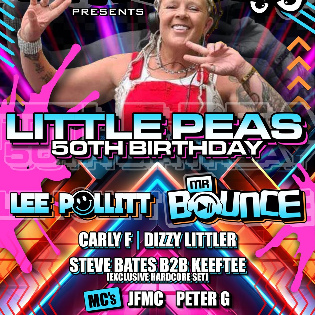Shizzle Presents Little Peas 50th Meraki Liverpool