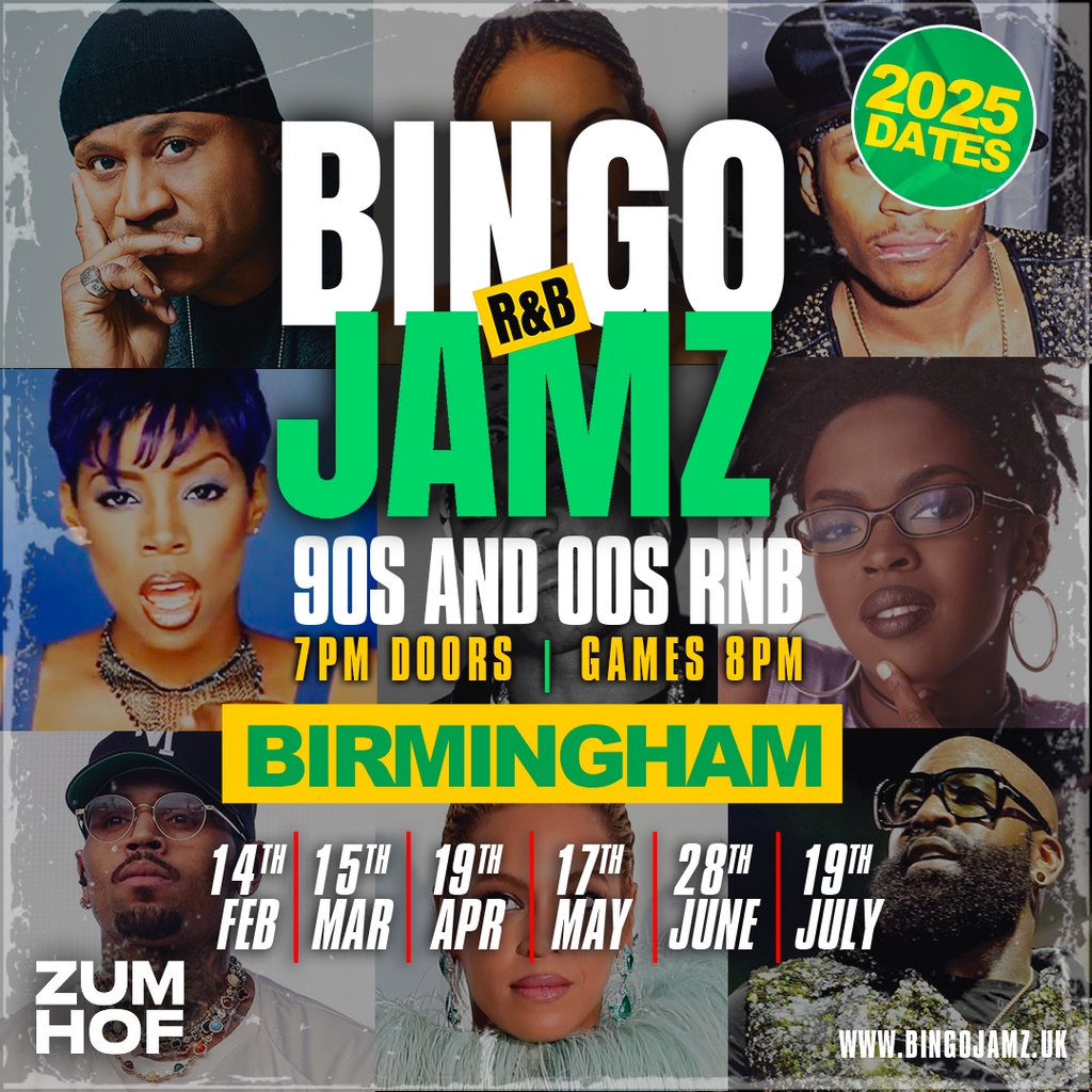 Bingo Jamz Birmingham | 2025 Zumhof Biergarten Birmingham