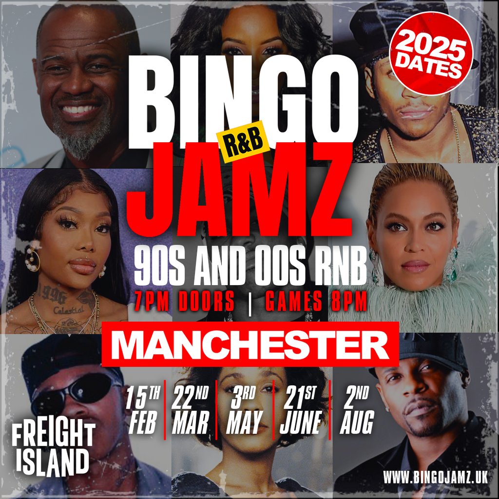Bingo Jamz Manchester | 2025 Escape To Freight Island Manchester
