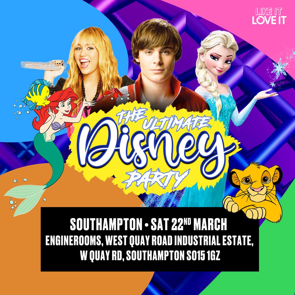 The Ultimate Disney Party EngineRooms Southampton
