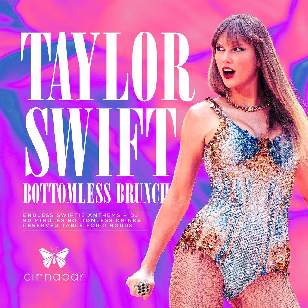 Taylor Swift Bottomless Brunch - Stevenage Cinnabar Stevenage