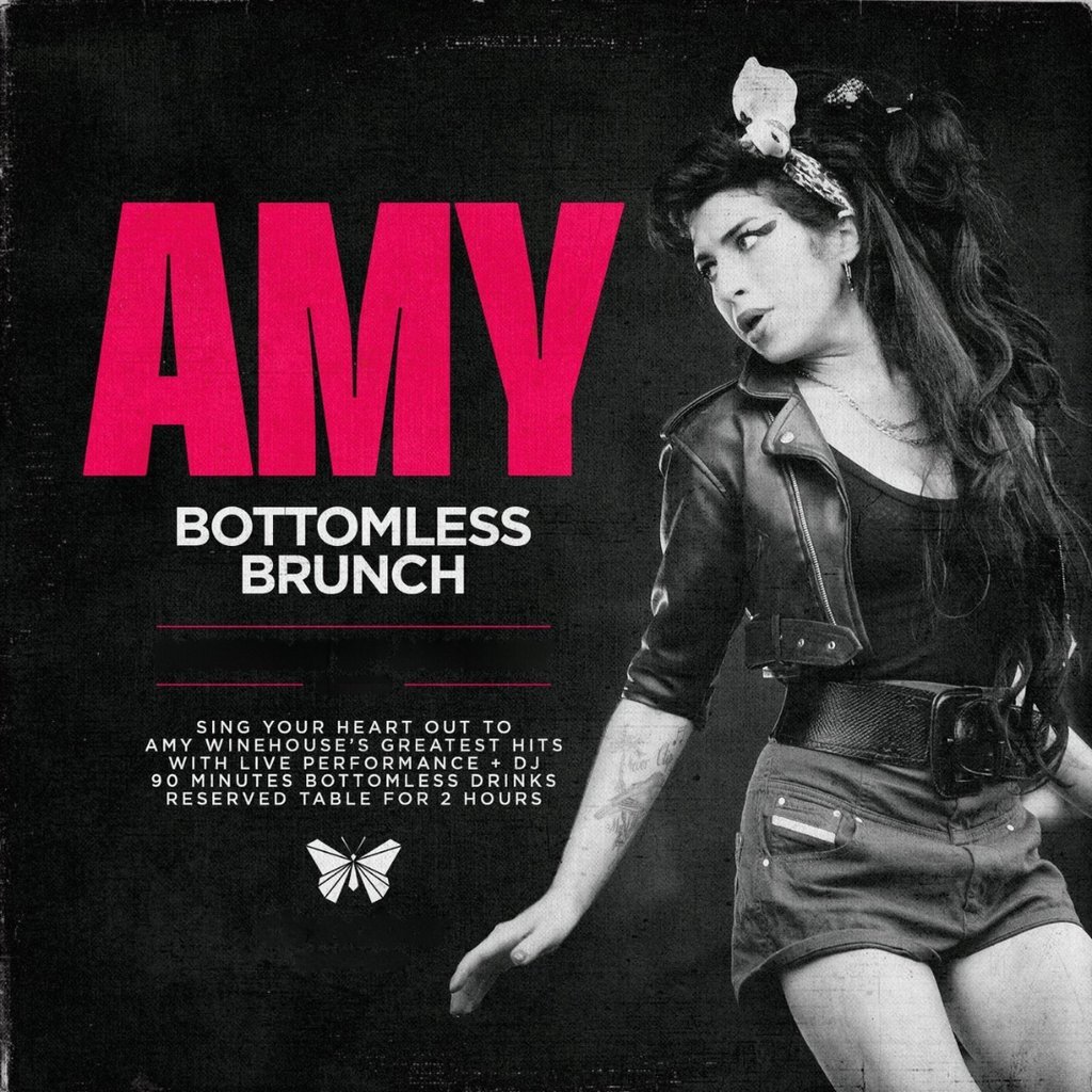 Amy Winehouse Bottomless Brunch - Hertford Cinnabar Hertford Hertford