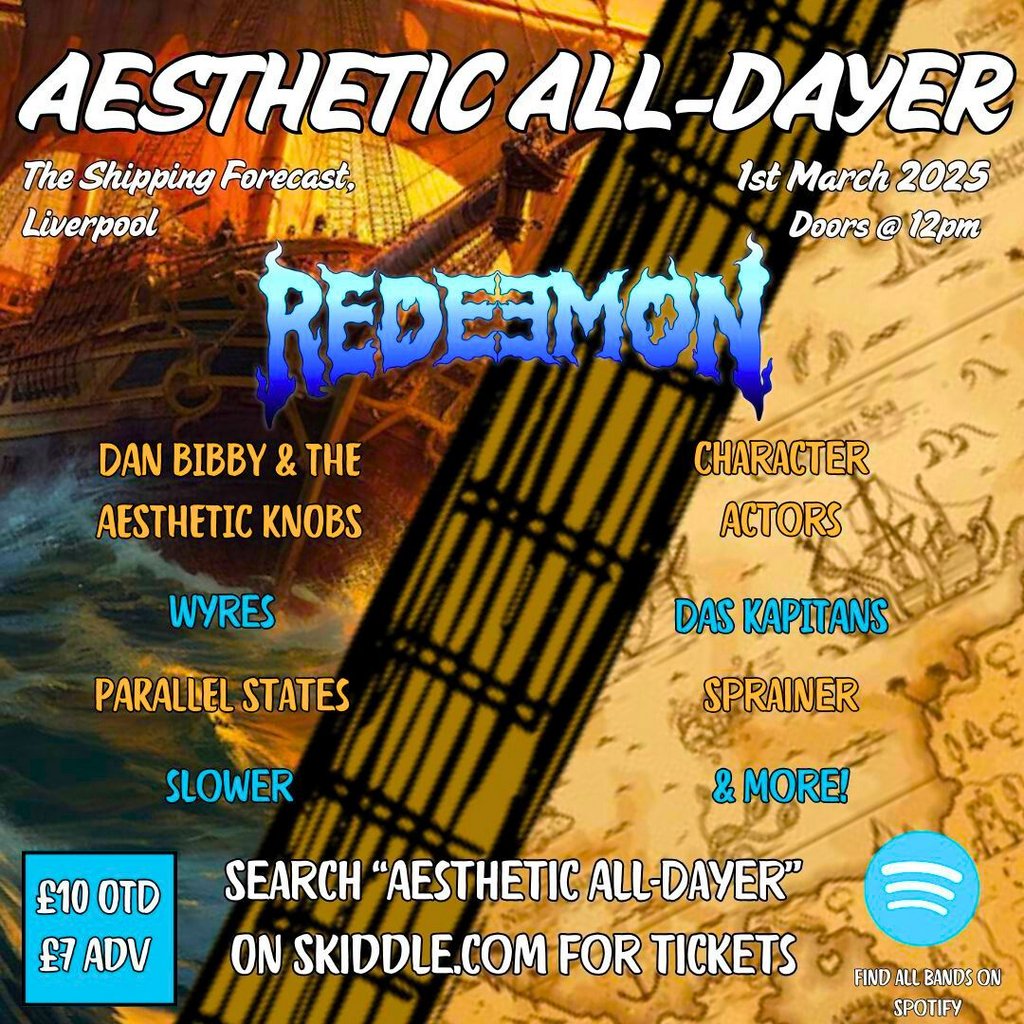 Aesthetic All-Dayer @ The Shipping Forecast (The Hold) The Hold The Shipping Forecast Liverpool