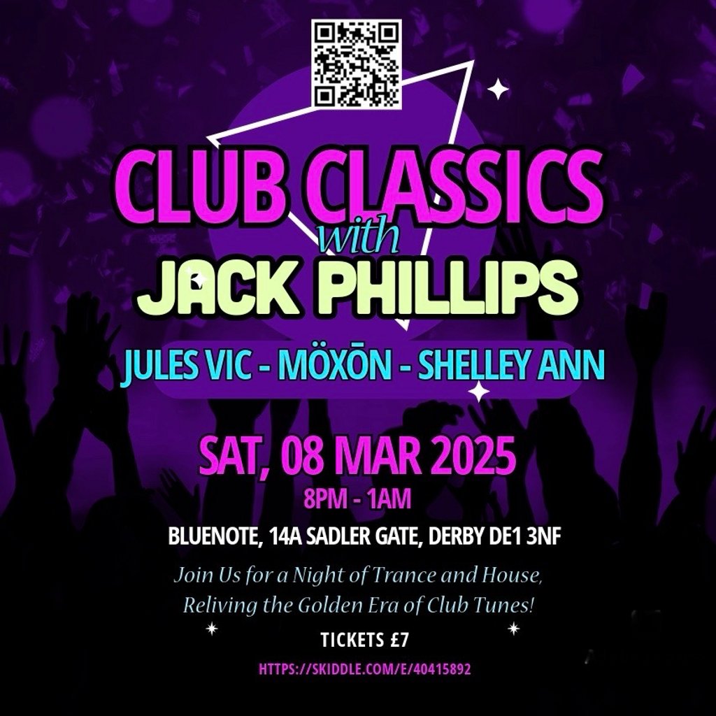 Club Classics With Jack Phillips Bluenote Derby