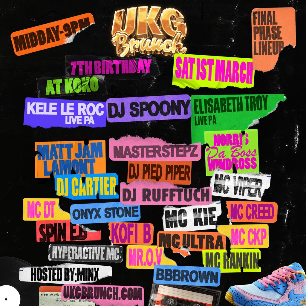 UKG Brunch - 7th Birthday KOKO London