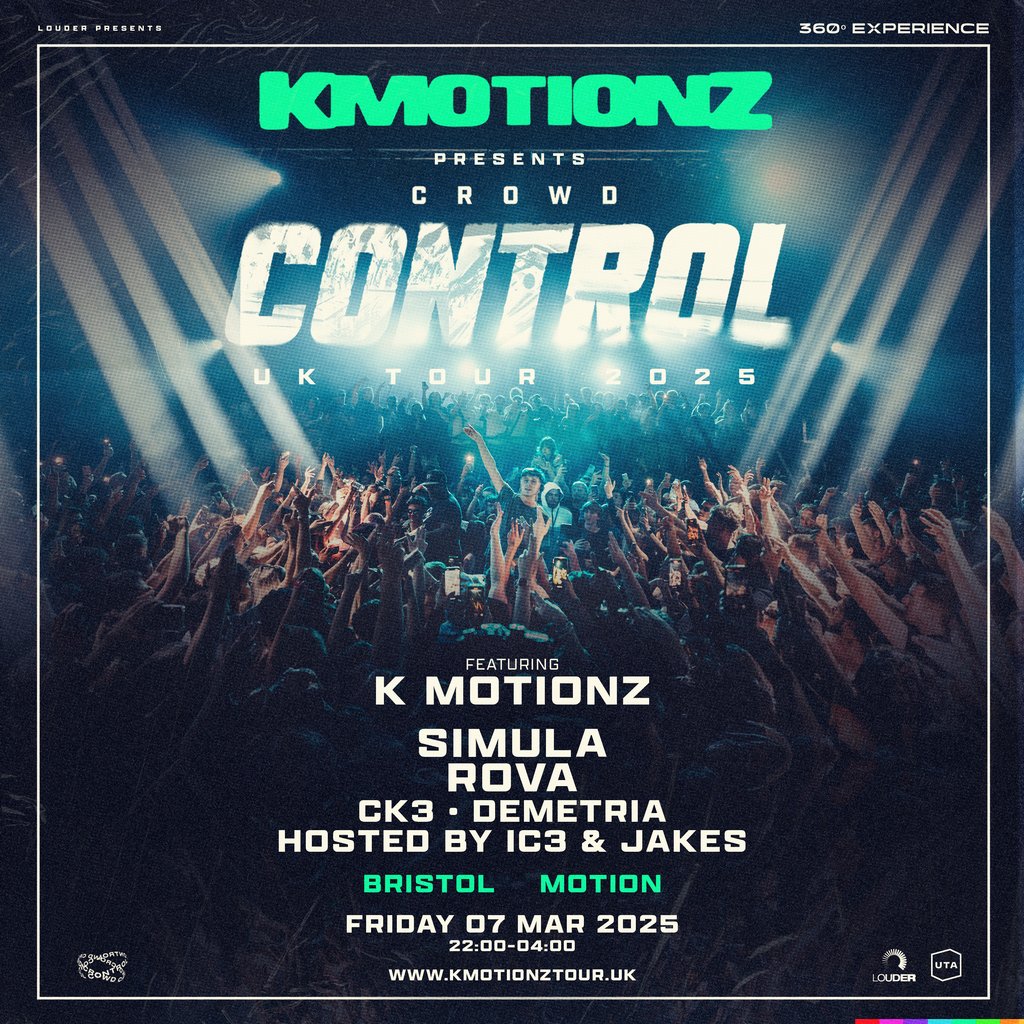 K Motionz Crowd Control | Bristol w/ Simula