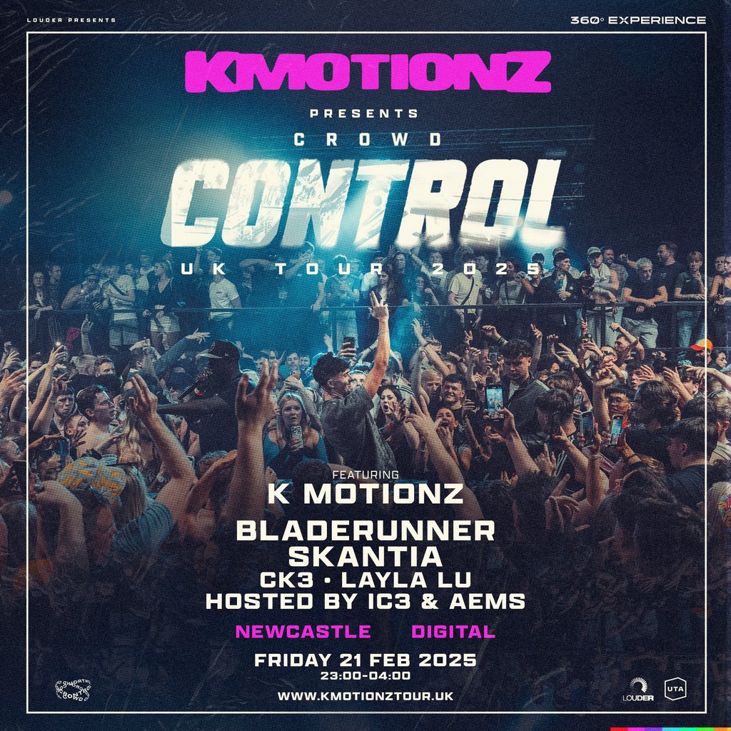 K Motionz Crowd Control | Newcastle w/ Bladerunner