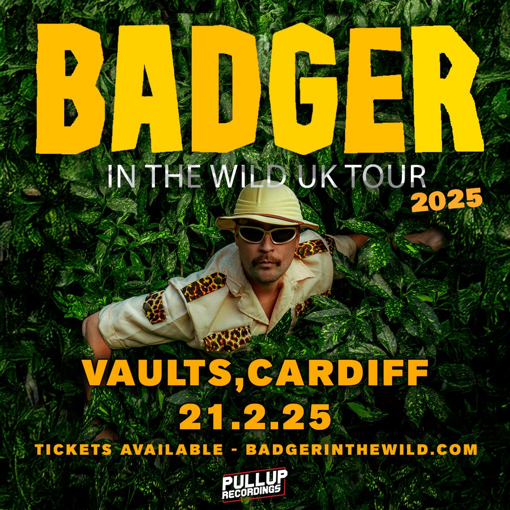 Cardiff: Badger In The Wild UK Tour Vaults Cardiff Cardiff