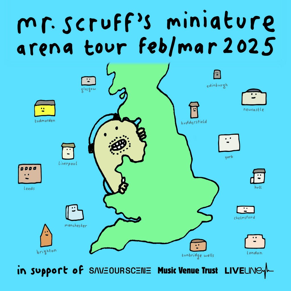 Mr Scruff's Miniature Arena Tour - Liverpool 24 Kitchen Street Liverpool