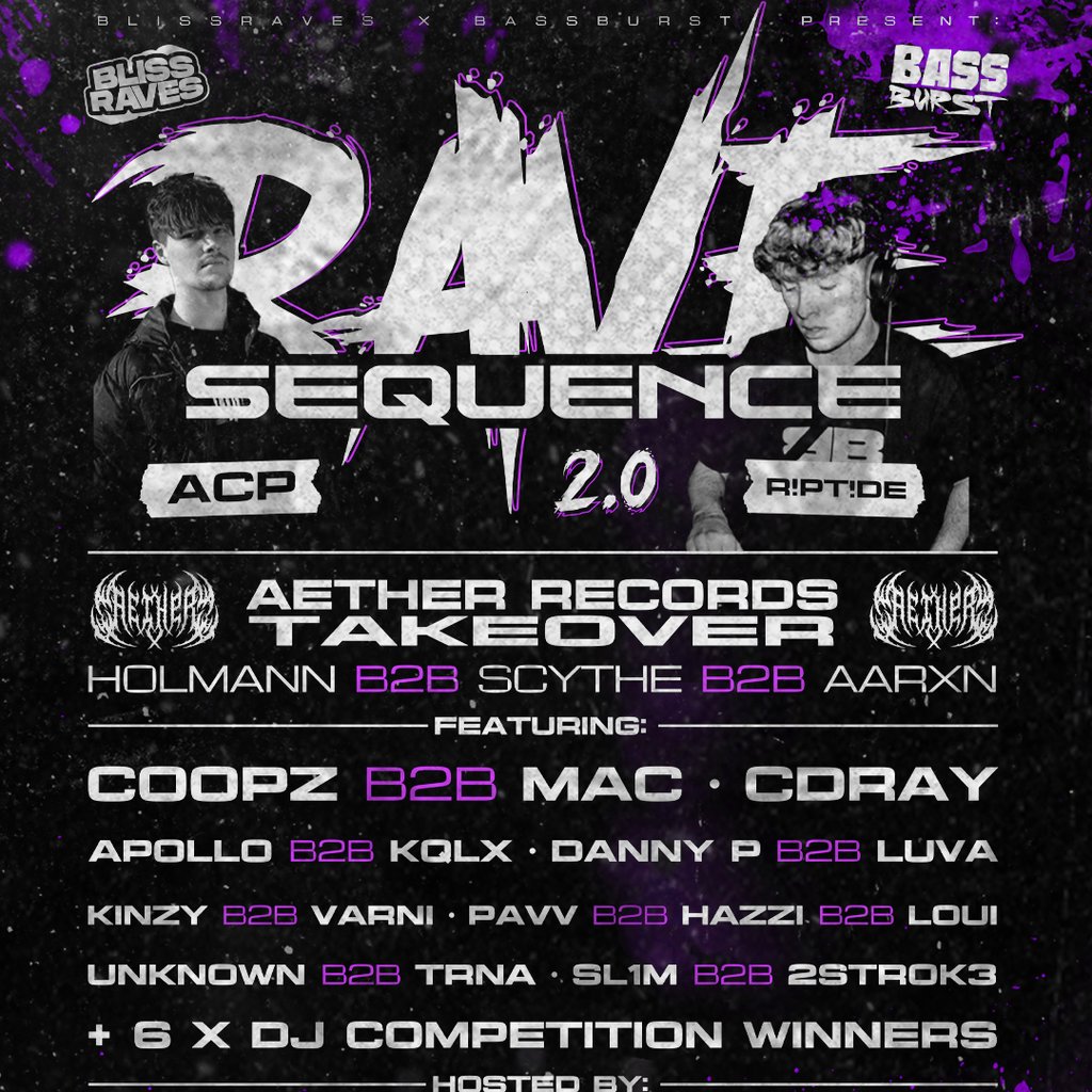BlissRaves X BassBurst Presents: Rave Sequence 2.0 Basement 45 Bristol
