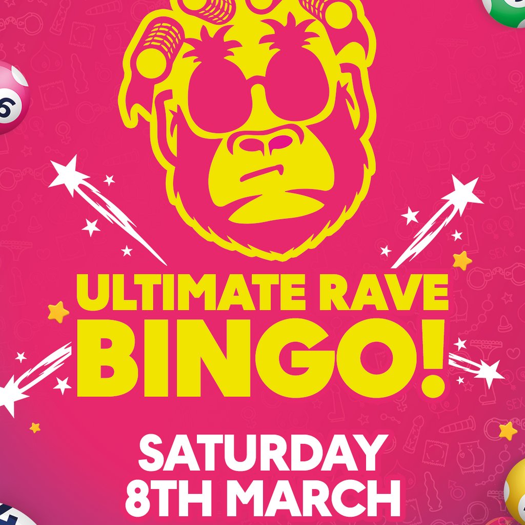 Ultimate Rave Bingo // Gloucester // Saturday 8th March Trilogy Nightclub Gloucester