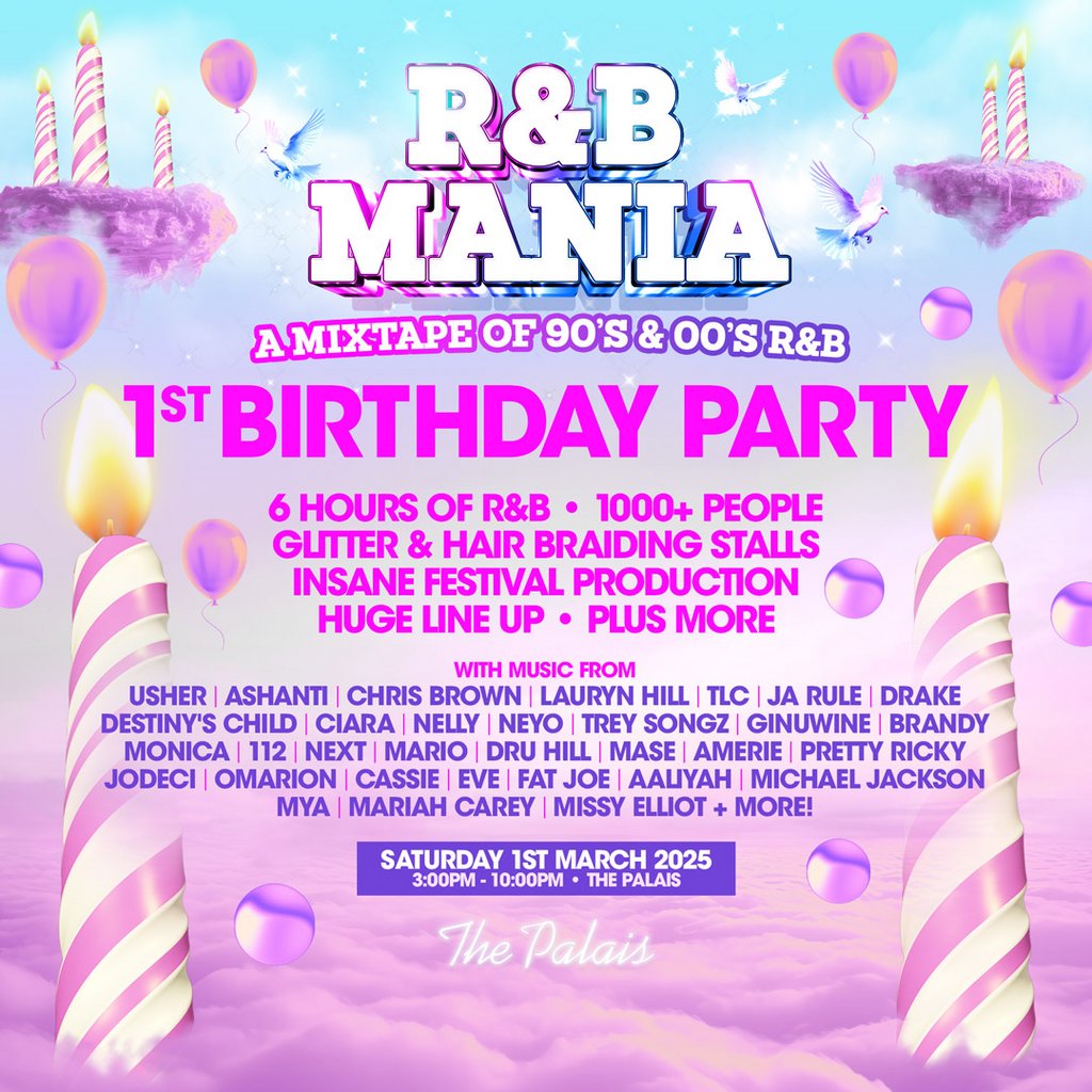 RNB MANIA [1st Birthday] | Nottingham R&B Indoor Festival The Palais