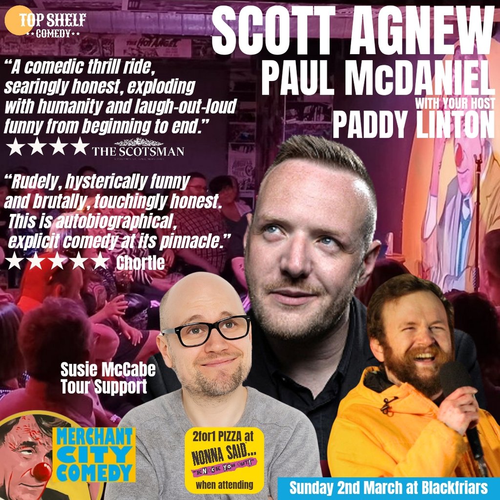 Merchant City Comedy ft. Scott Agnew Blackfriars Basement Glasgow