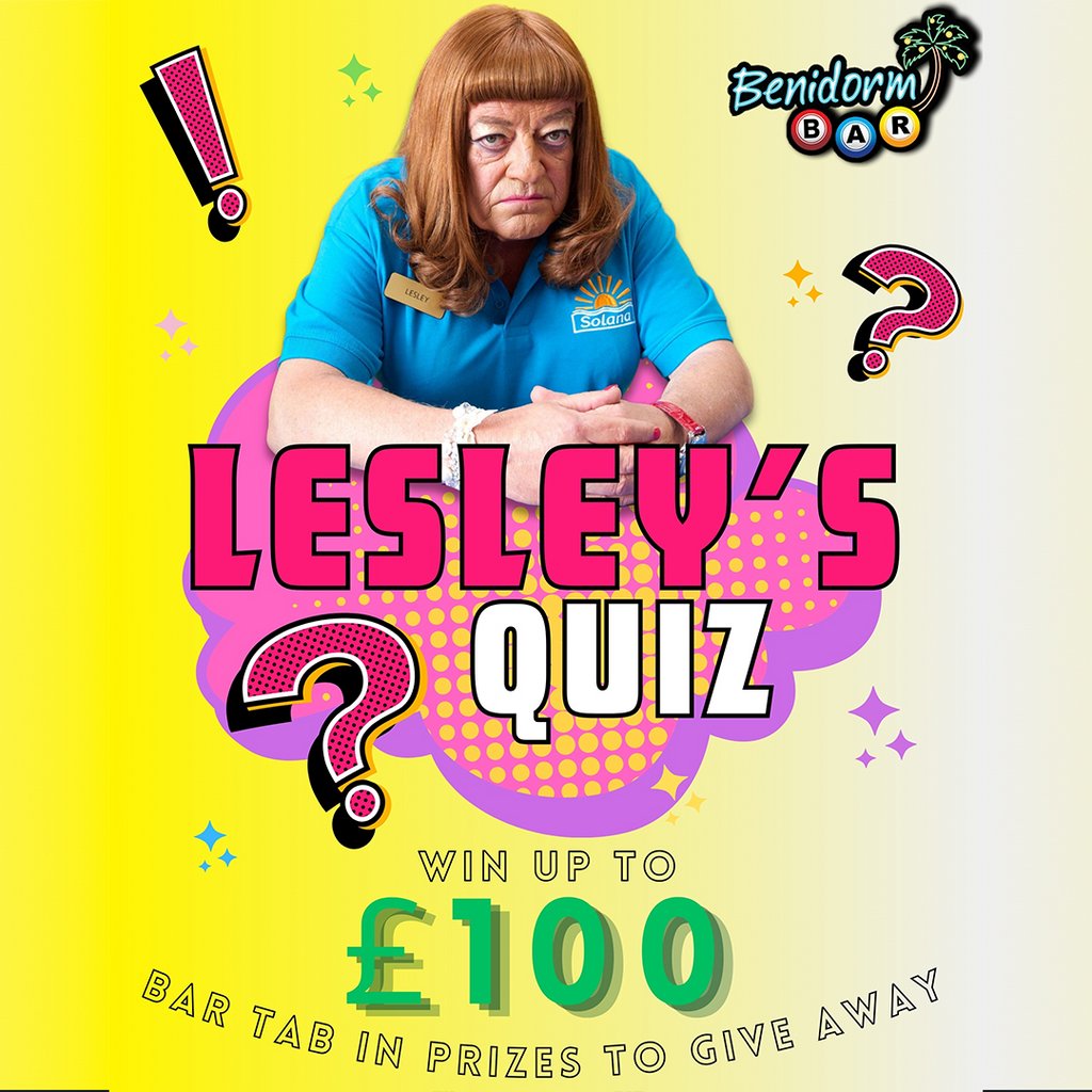 The Benidorm Quiz Night hosted by LES | Benidorm Bar The Benidorm Bar Liverpool