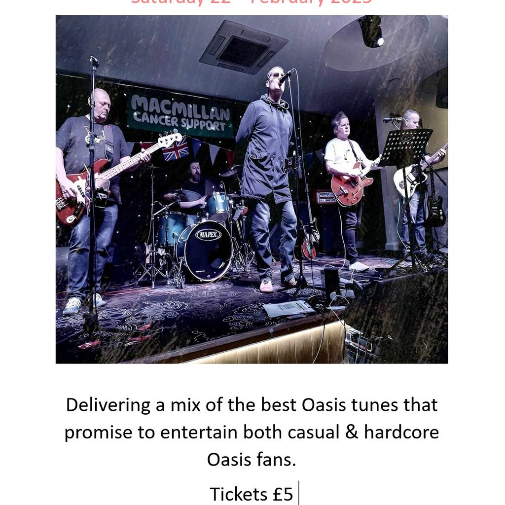 Oasis Tribute Sutton United Football Club Sutton Coldfield