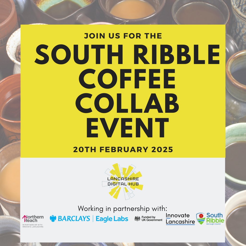 South Ribble Monthly Tech Coffee Collab South Ribble Borough Council Co Working Space Leyland