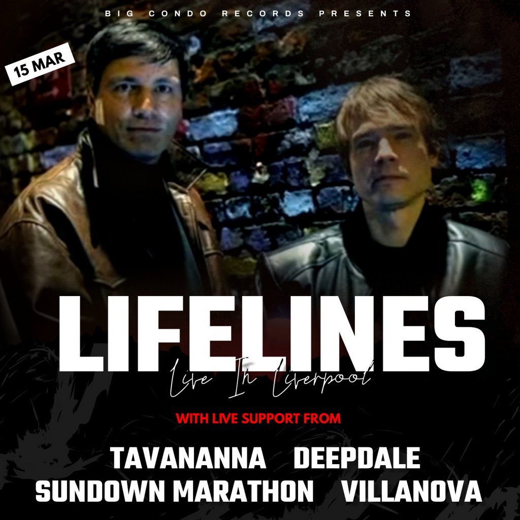 Big Condo Records presents Lifelines Live in Liverpool Round The Corner Liverpool