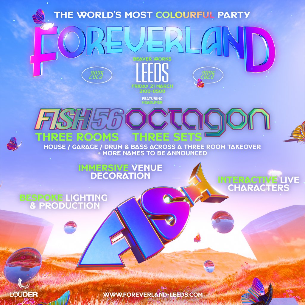 Fish56Octagon: Foreverland Leeds Beaver Works Leeds