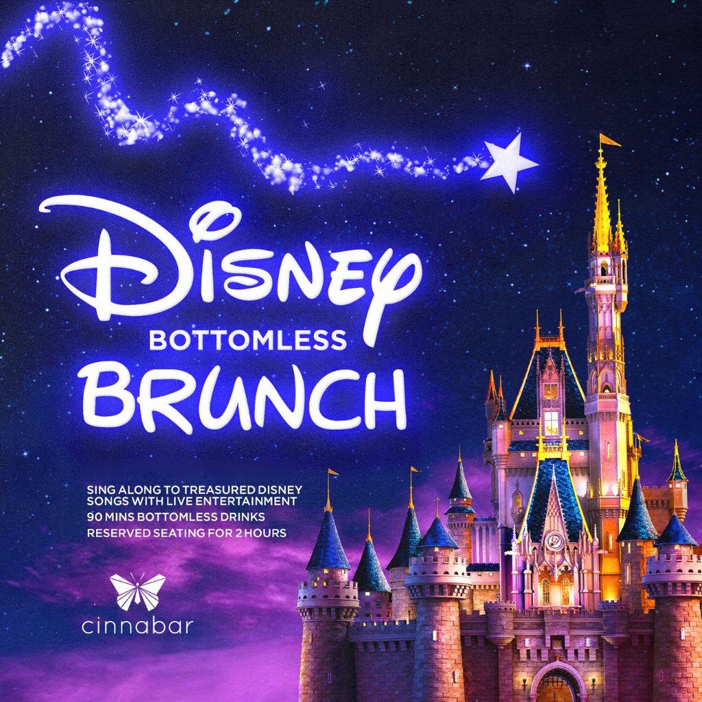 Disney Bottomless Brunch - Hitchin Cinnabar Hitchin Hitchin