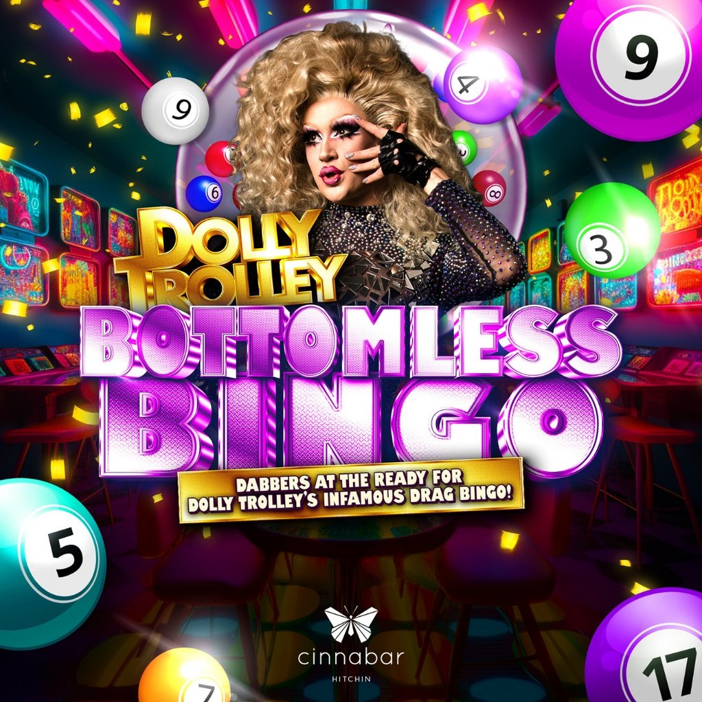 Dolly Trolley's Bottomless Drag Bingo - Hitchin Cinnabar Hitchin Hitchin