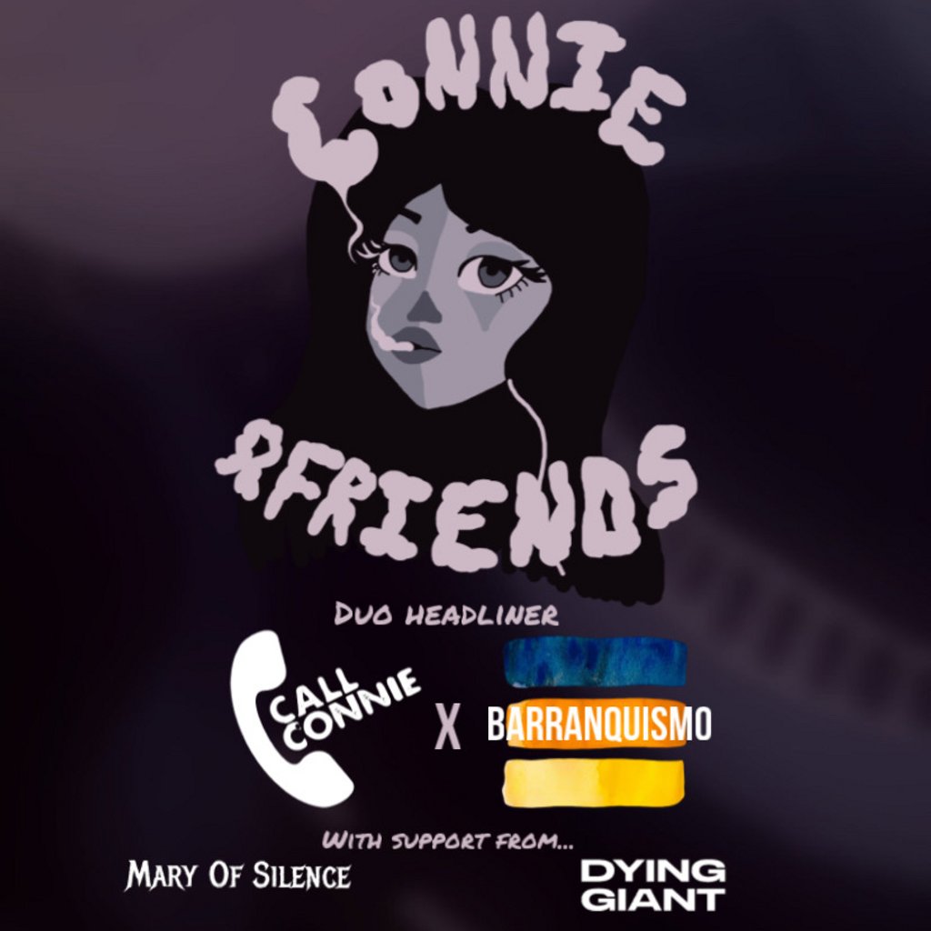 Barranquismo X Call Connie: Connie & Friends The Old Hairdressers Glasgow