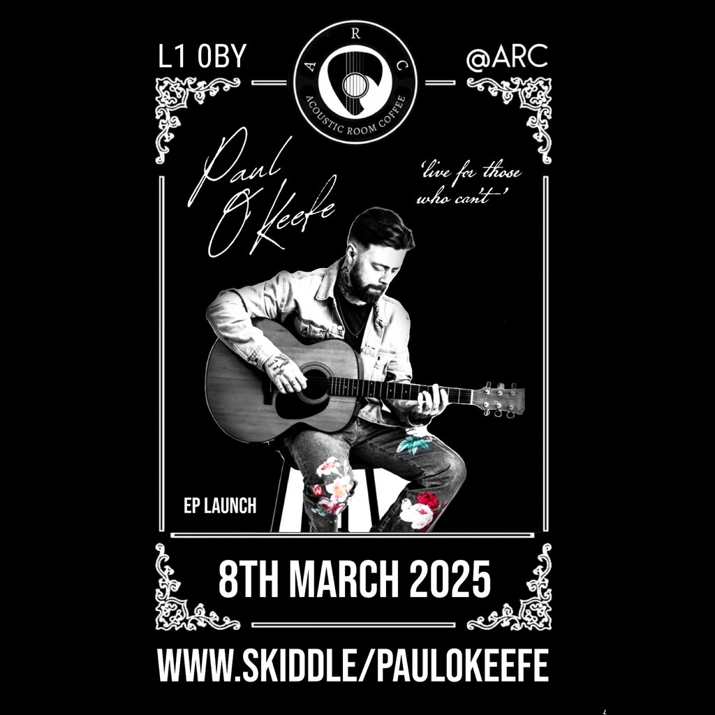 Paul oKeefe EP Launch @ ARC ARC Liverpool