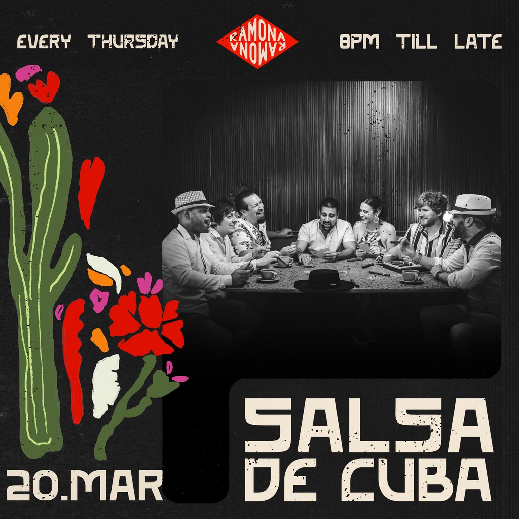 RAMONA LIVE - Salsa De Cuba (SOLD OUT) Ramona Manchester