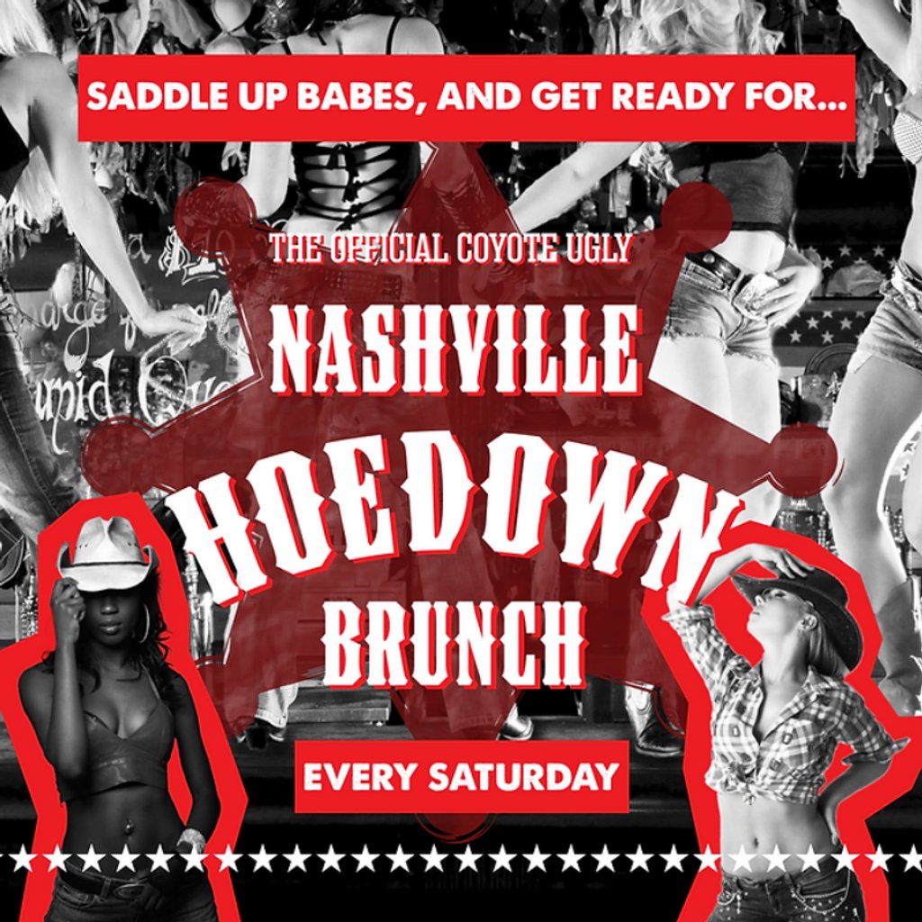 Nashville Hoedown Live Show with 90 Minute Bottomless Brunch Coyote Ugly Saloon Swansea Swansea