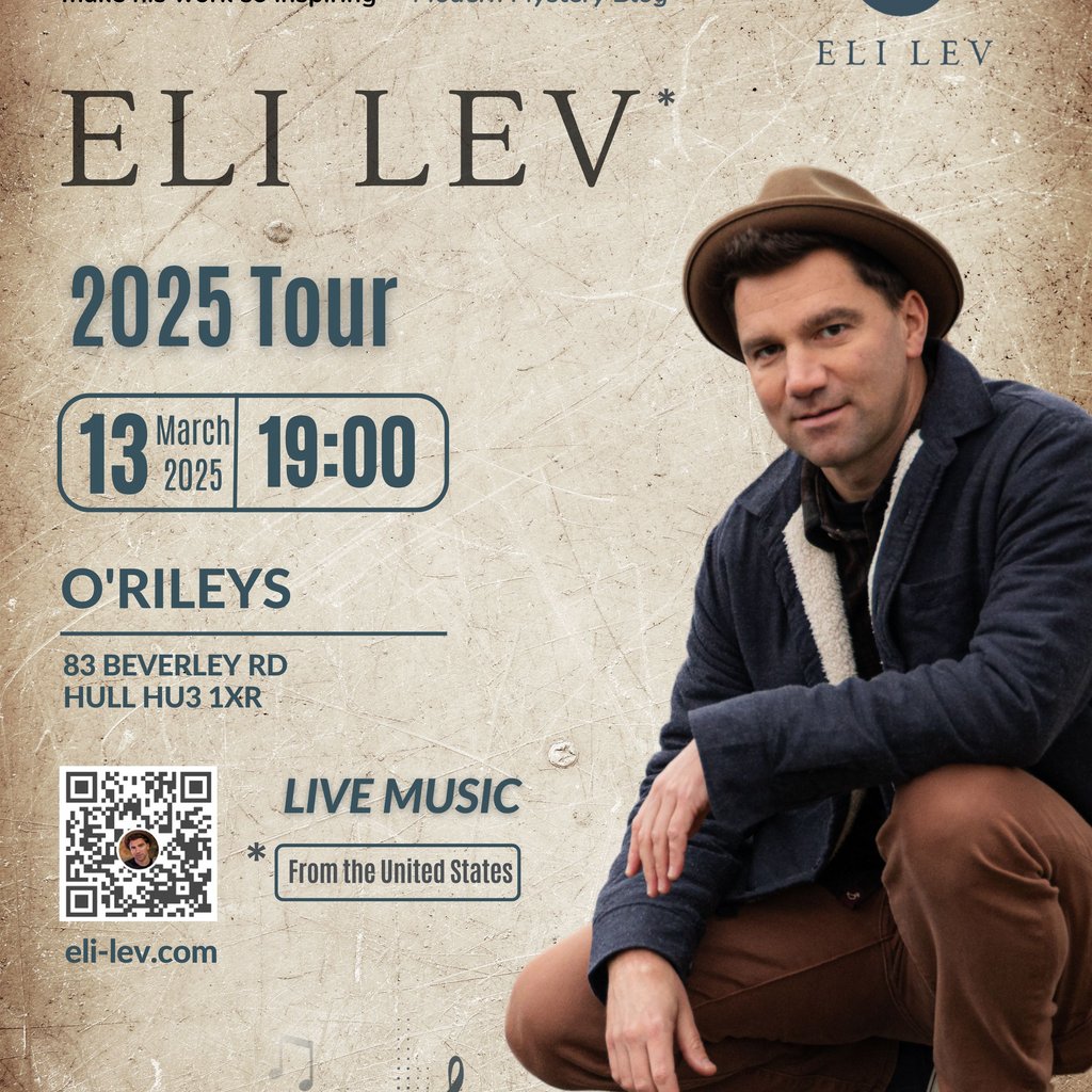 Eli Lev at The Backroom at ORileys in Kingston upon Hull ORILEYS LIVE MUSIC VENUE Hull