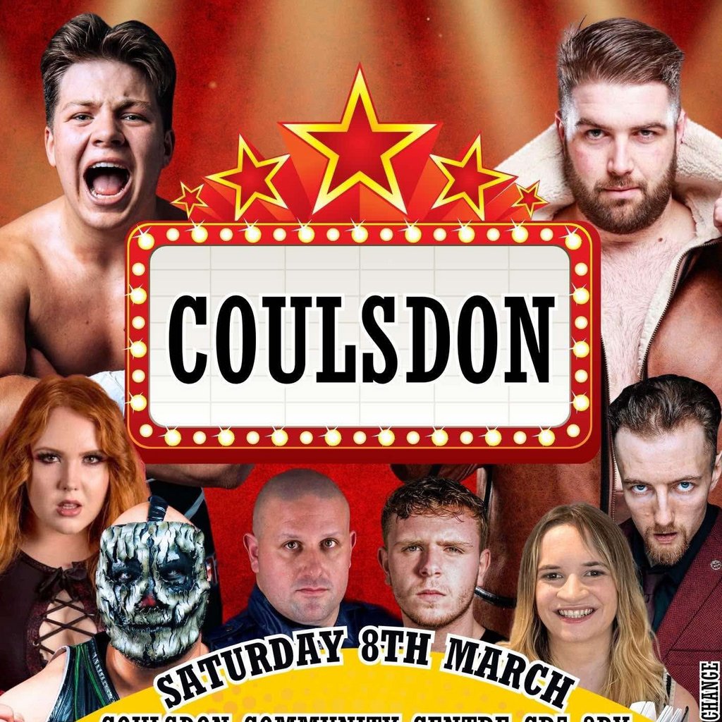 Live Wrestling comes to Coulsdon Coulsdon Community Centre Coulsdon