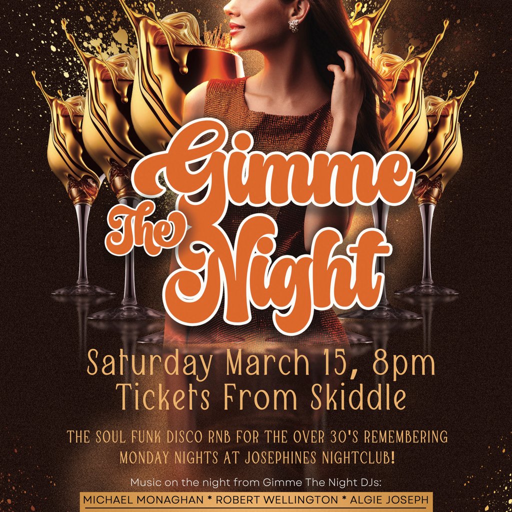 Gimme The Night - Saturday March 15 Genting Club Sheffield Sheffield