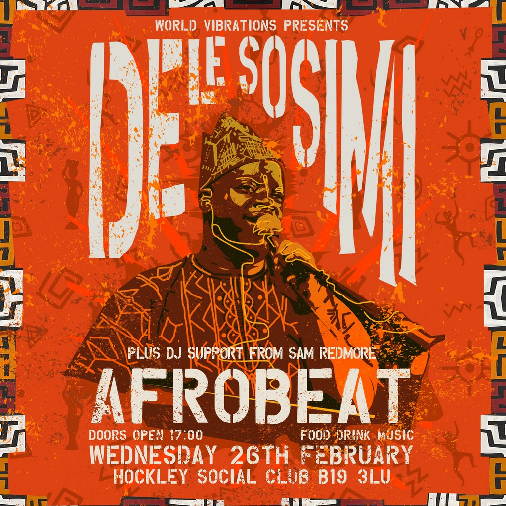World Vibrations: Dele Sosimi (Live) Hockley Social Club Birmingham