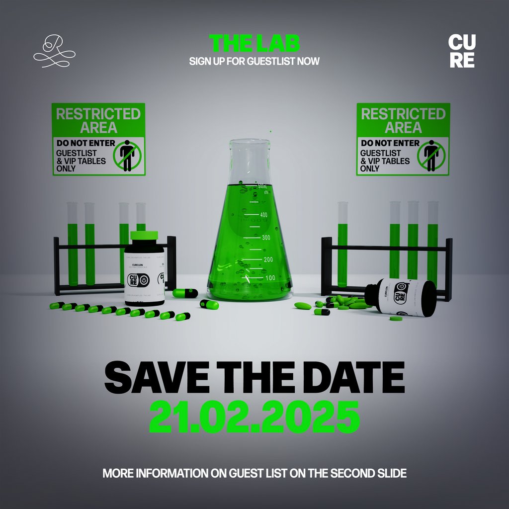Cure Presents: The Lab Raffles Londo