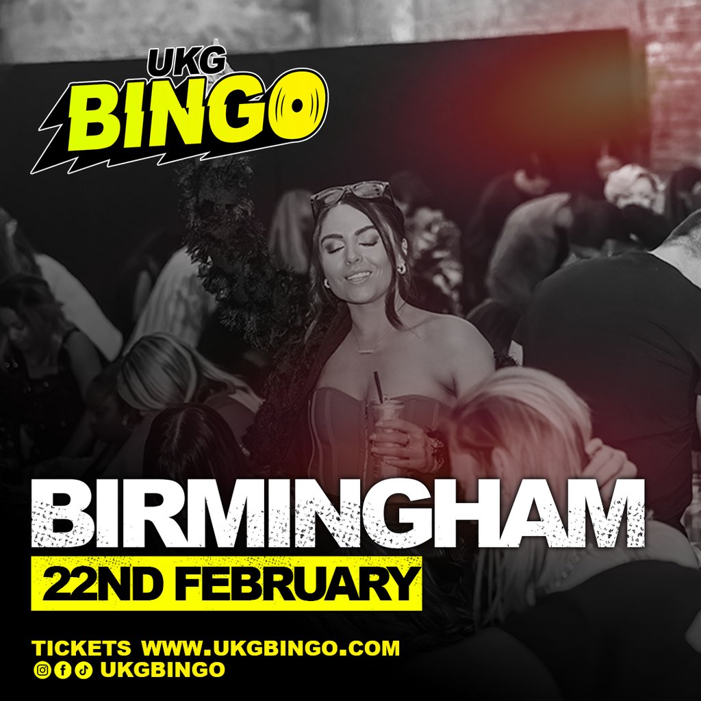 UKG BINGO Birmingham The Rainbow Venue Birmingham