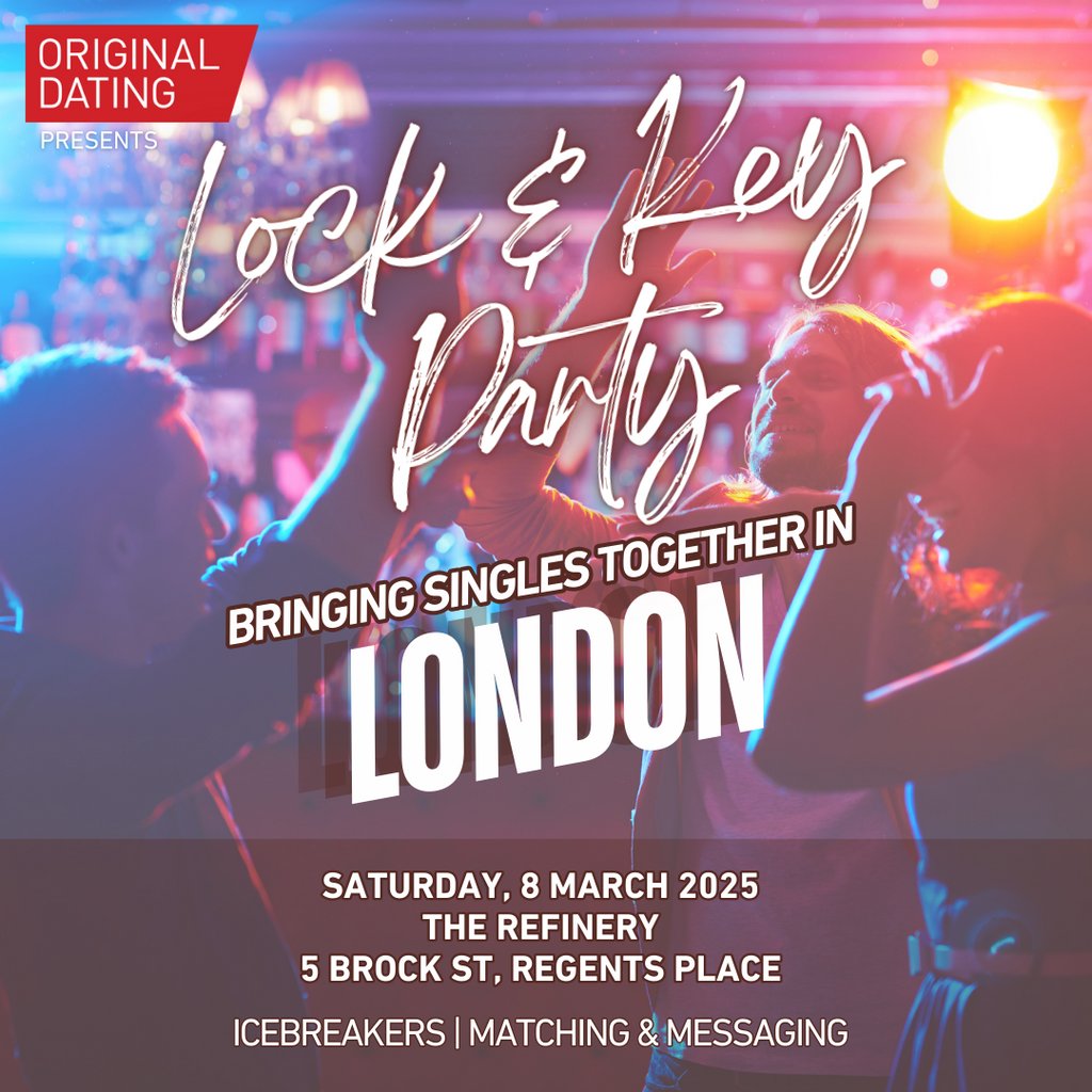 March Mixer Lock & Key Party-London | Ages 30-45 The Refinery Regents Place London