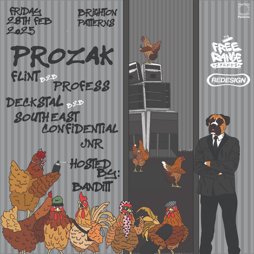Prozak | Patterns | 28th February Patterns Brighton